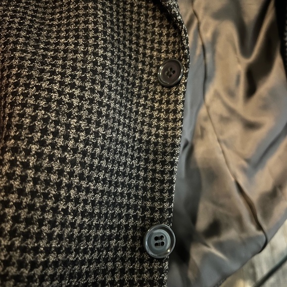 Vintage Louis Feraud Sport Coat Herringbone Pattern 100% Wool - Picture 4 of 7